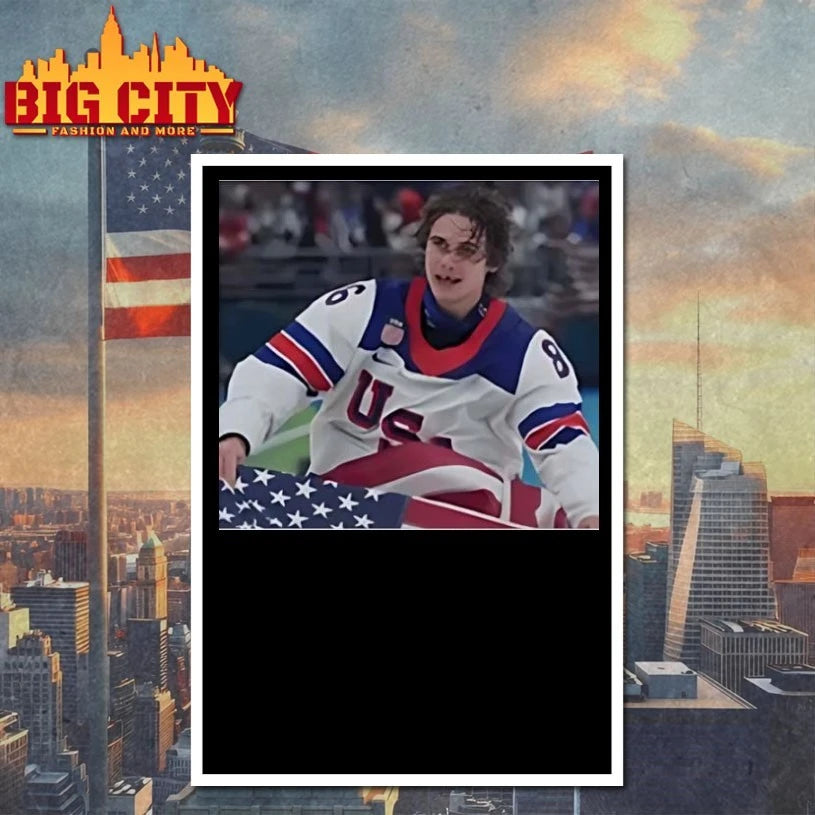 Jack Hughes USA Hockey Photo t-shirt