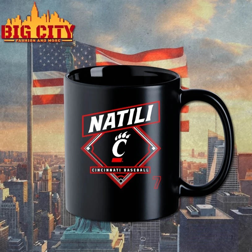 Jack Natili Cincinnati Bearcats Baseball T-shirt