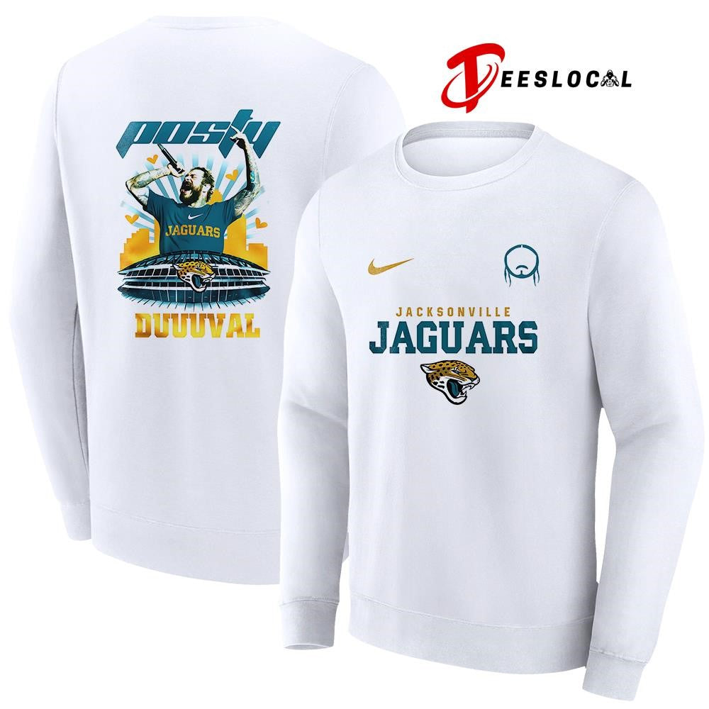 Jacksonville Jaguars x Post Malone Posty stadium shirt
