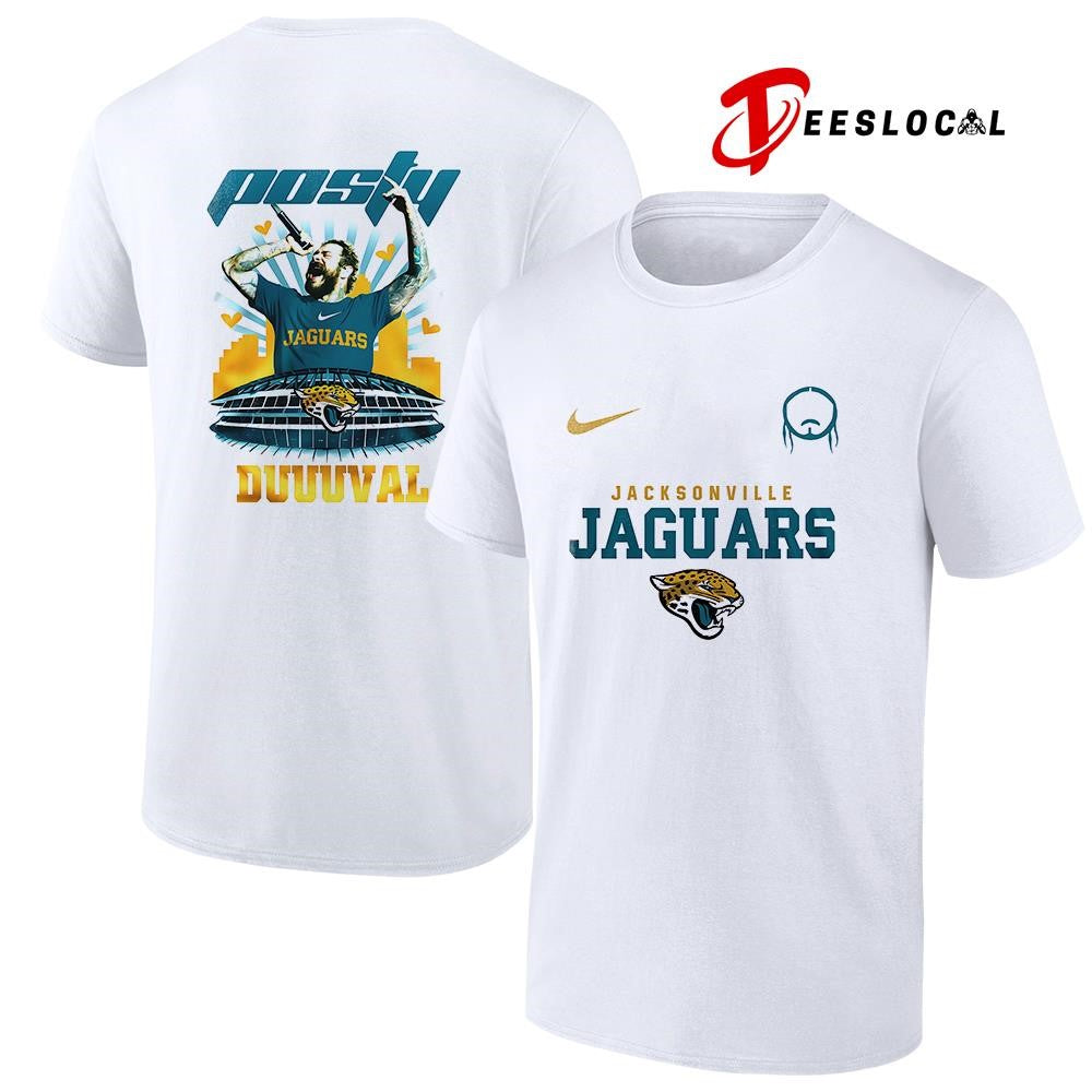 Jacksonville Jaguars x Post Malone Posty stadium shirt