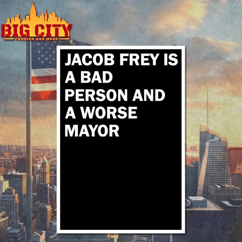 Jacob Frey Is A Bad Person And A Worse Mayor Minimalist Text Shirt
