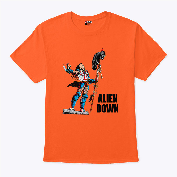 Jalen Brunson Alien Down T Shirt