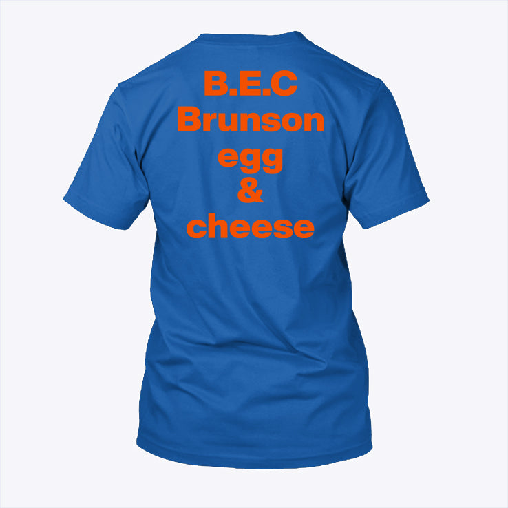 Jalen Brunson B.E.C Brunson Egg & Cheese T Shirt