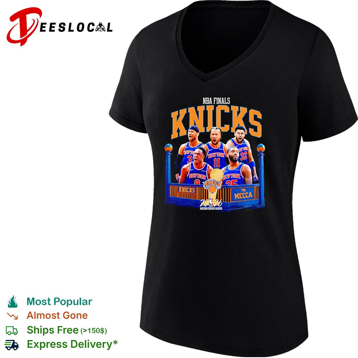 Jalen Brunson Josh Hart Karl Anthony Towns OG Anunoby Mikal Bridges New York Knicks 2026 shirt