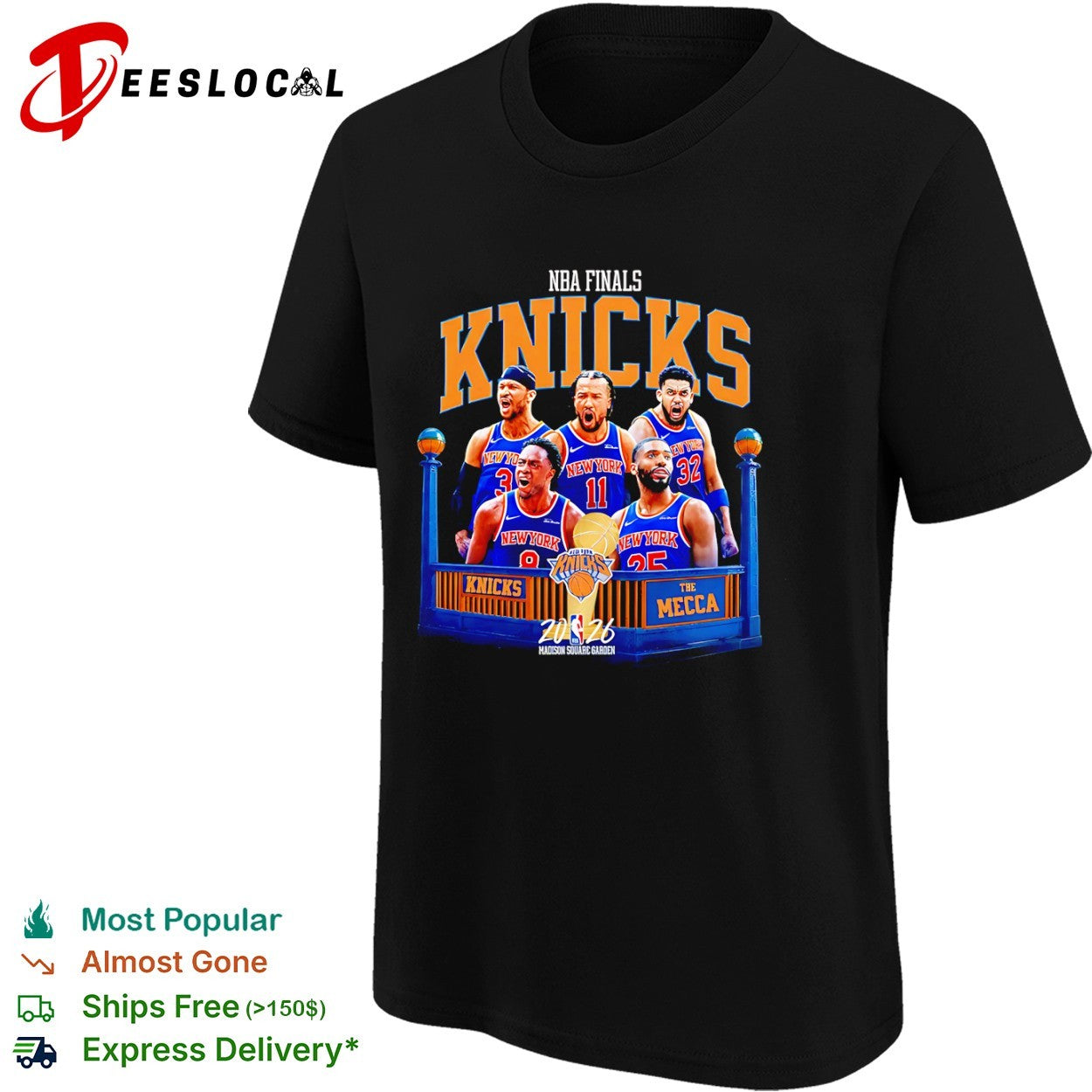 Jalen Brunson Josh Hart Karl Anthony Towns OG Anunoby Mikal Bridges New York Knicks 2026 shirt