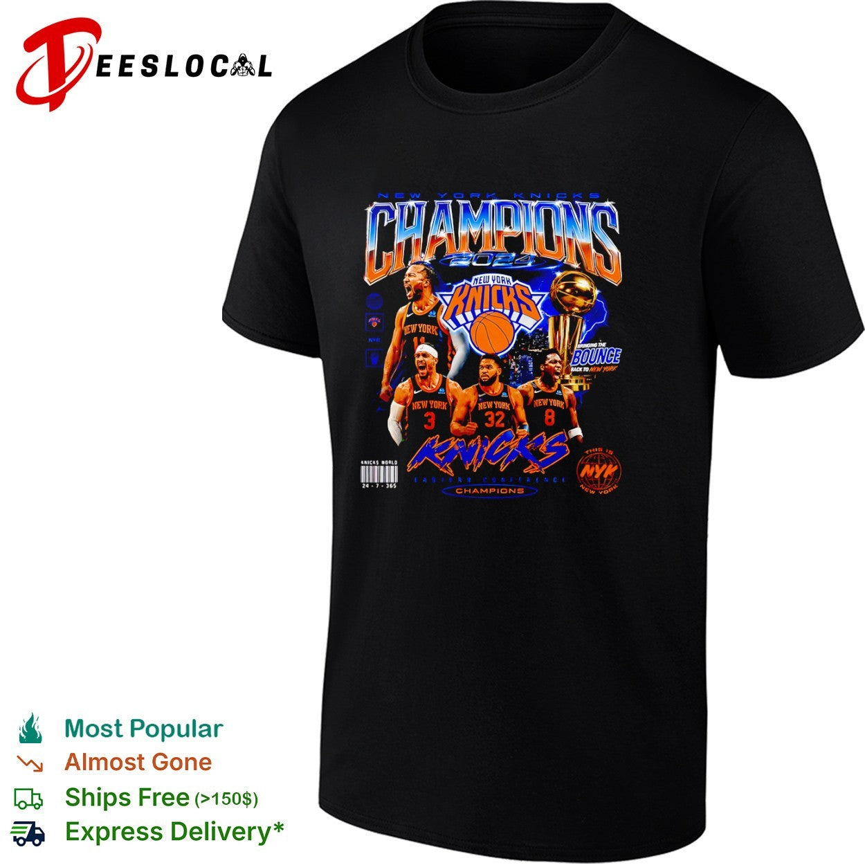 Jalen Brunson Josh Hart Karl Anthony Towns OG Anunoby New York Knicks 2024 shirt