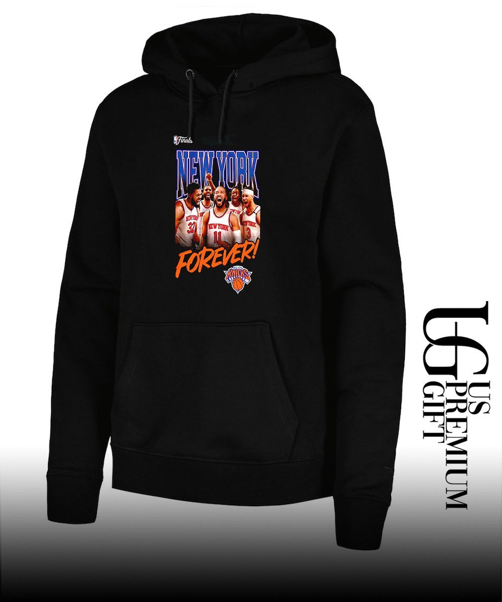 Jalen Brunson Josh Hart OG Anunoby Alec Burks Mitchell Robinson scream Knicks basketball 2026 Finals New York Forever shirt
