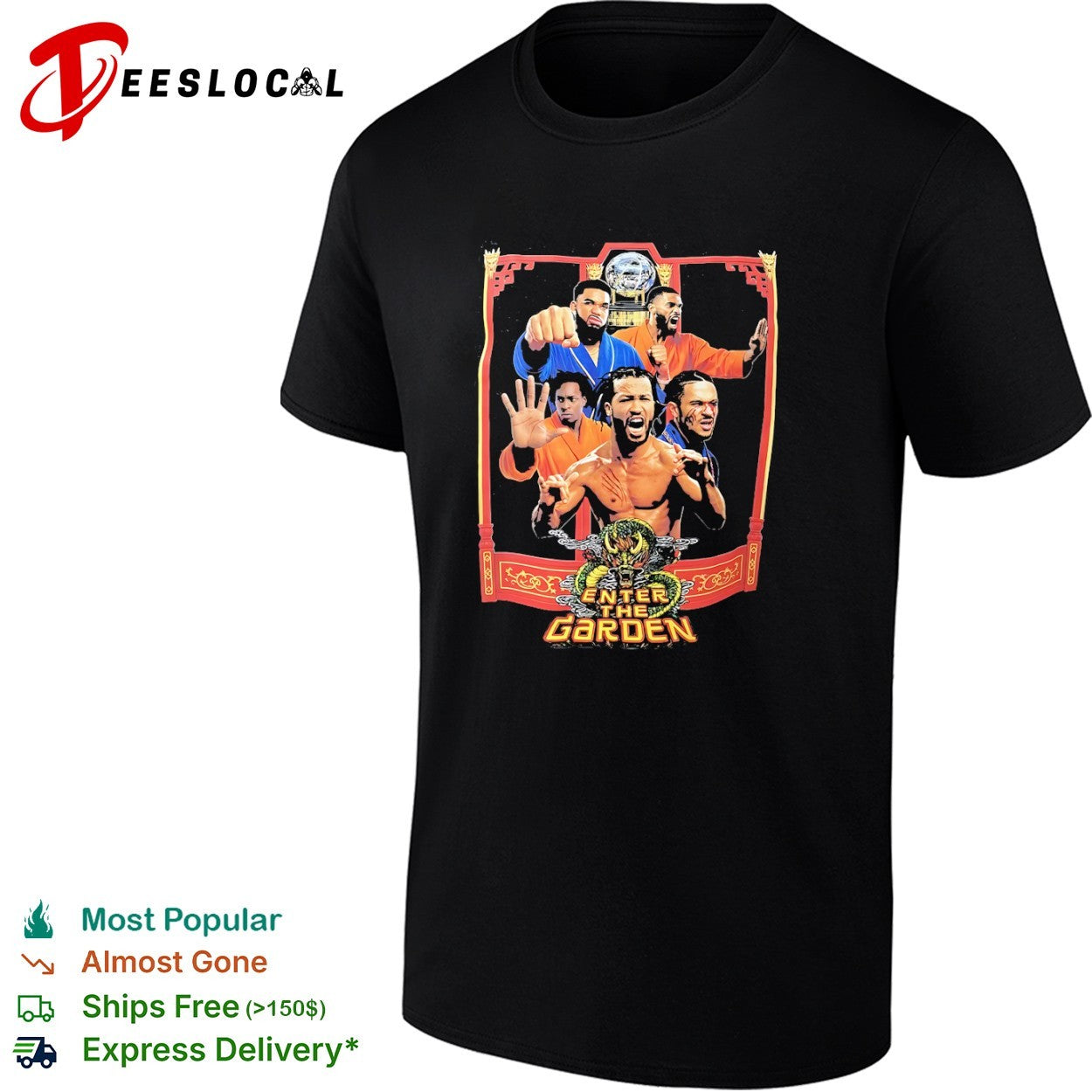 Jalen Brunson Karl Anthony Towns New York Knicks Enter the Garden Bruce Lee shirt