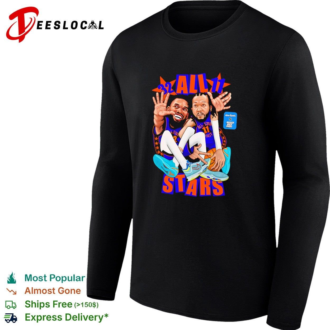 Jalen Brunson Karl Anthony Towns New York Knicks NBA All Stars shirt