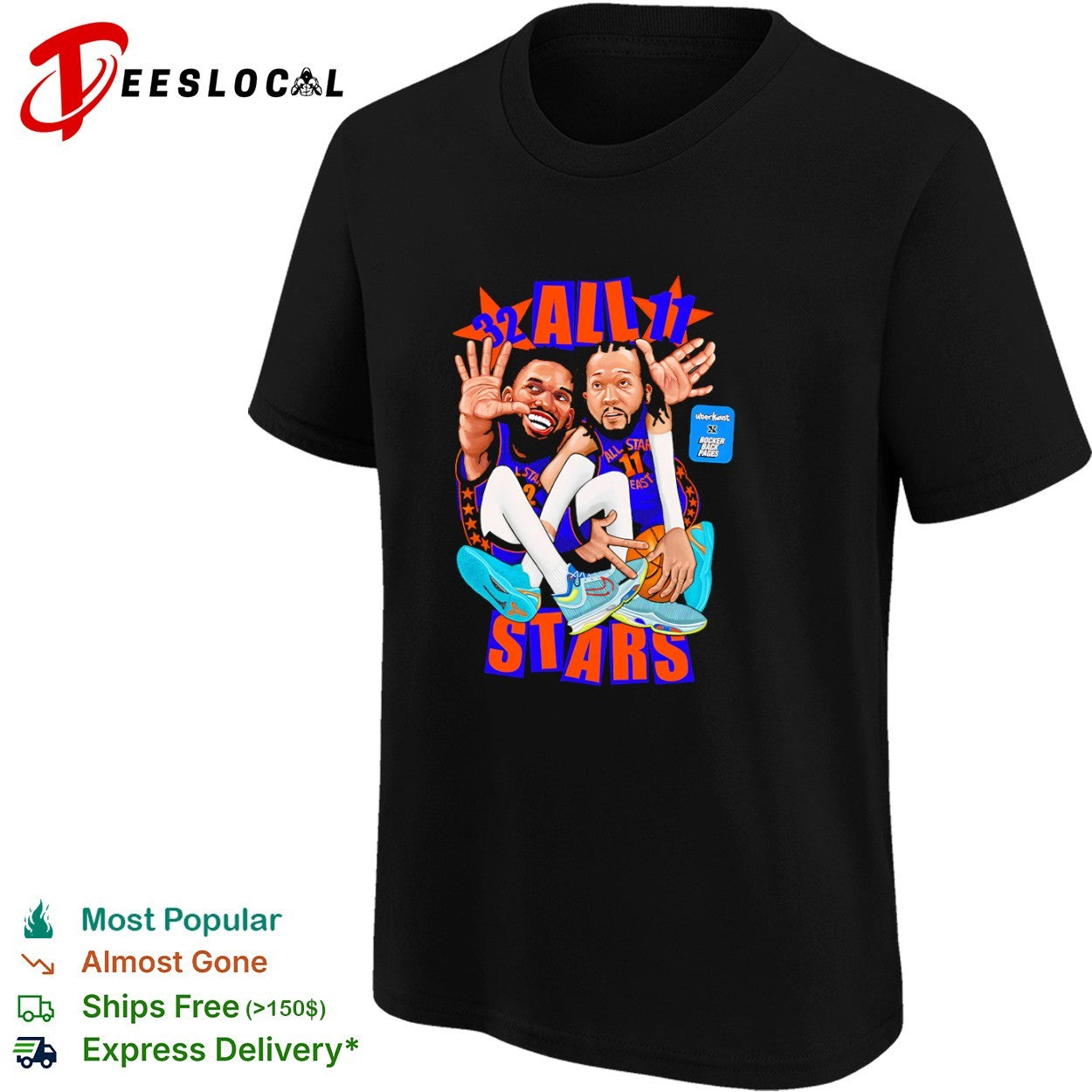 Jalen Brunson Karl Anthony Towns New York Knicks NBA All Stars shirt