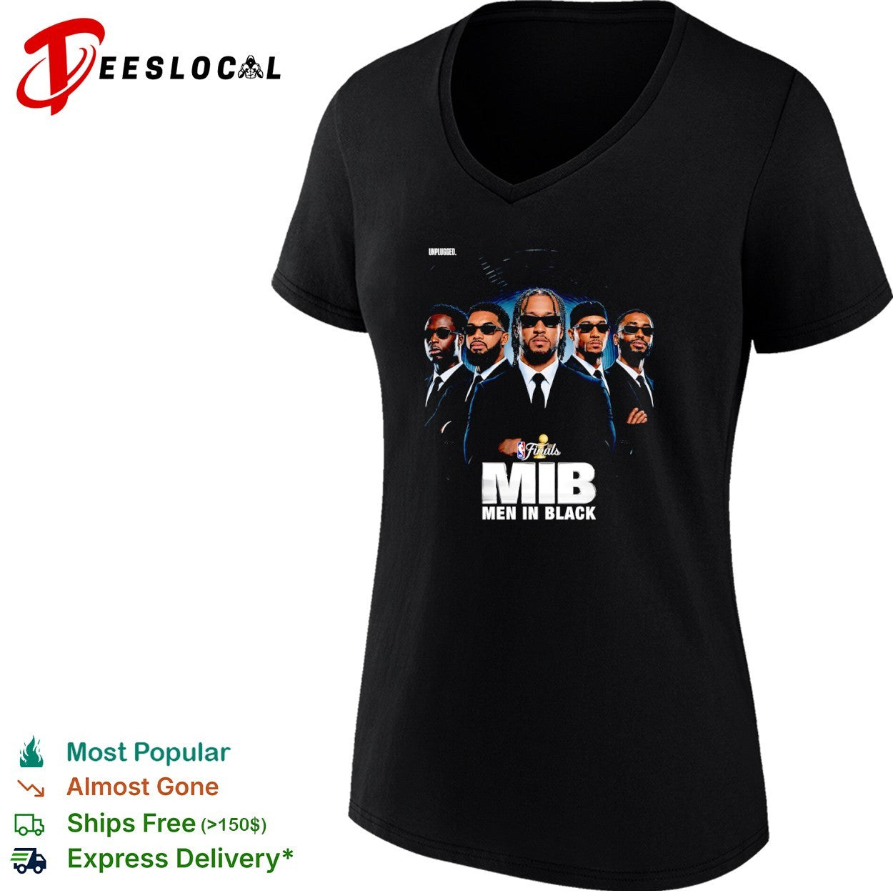 Jalen Brunson Karl Anthony Towns New York Knicks NBA MIB Men in Black Finals 2026 shirt