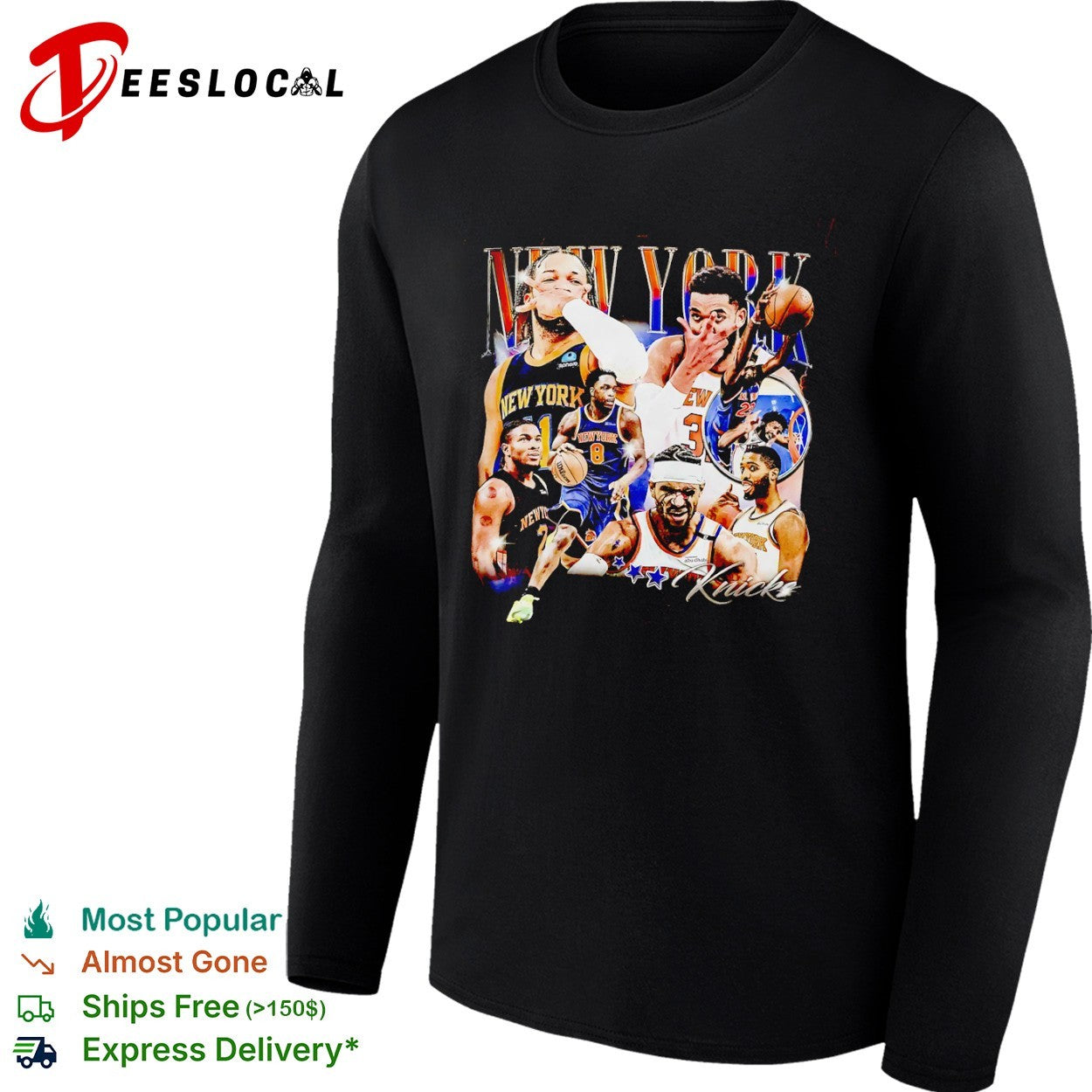 Jalen Brunson Karl Anthony Towns New York Knicks NBA Players New York Knicks shirt