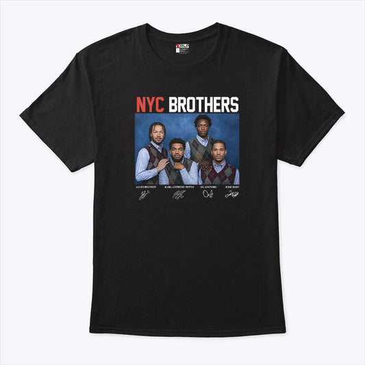 Jalen Brunson Karl-Anthony Towns OG Anunoby Josh Hart NYC Brothers Shirt