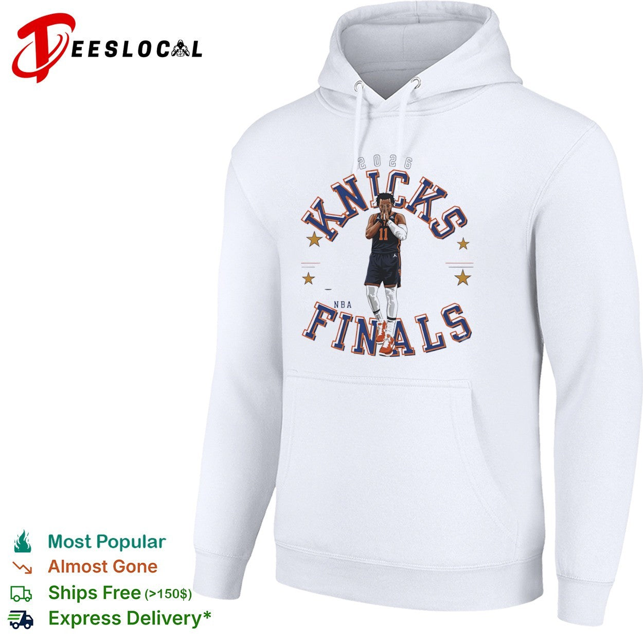 Jalen Brunson New York Knicks 2026 NBA Finals basketball shirt