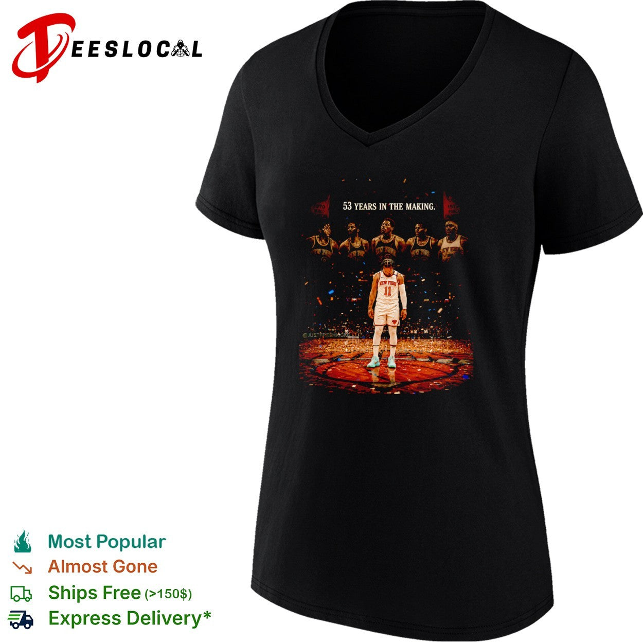 Jalen Brunson New York Knicks 53 Years in the Making NBA Championship Finals shirt