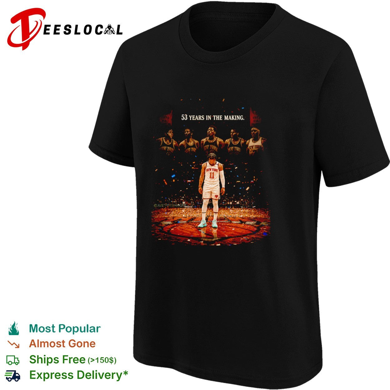 Jalen Brunson New York Knicks 53 Years in the Making NBA Championship Finals shirt