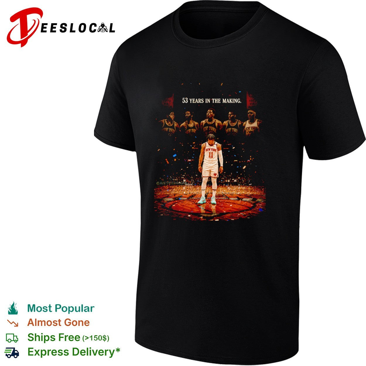 Jalen Brunson New York Knicks 53 Years in the Making NBA Championship Finals shirt