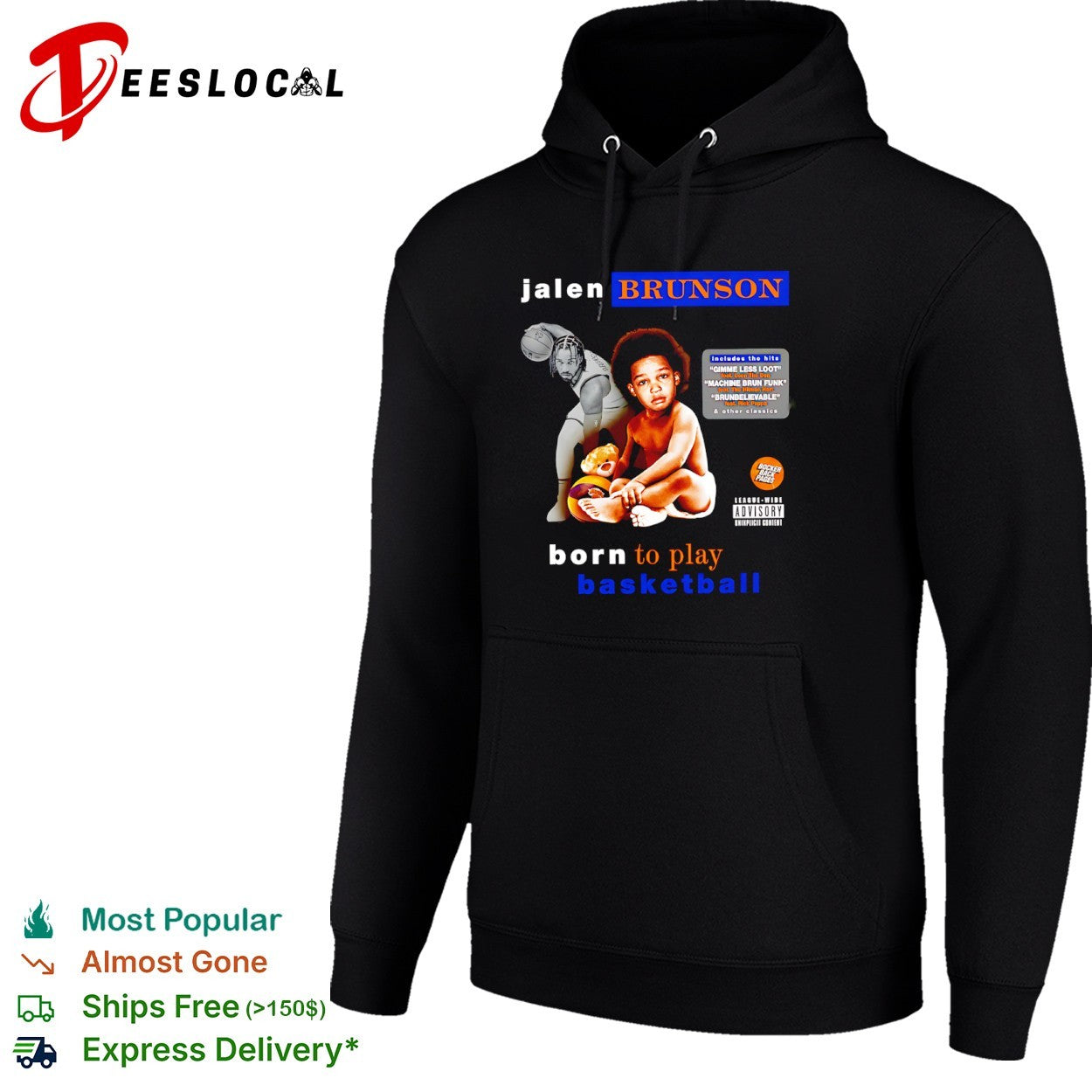 Jalen Brunson New York Knicks Born to Play Basketball Shirt