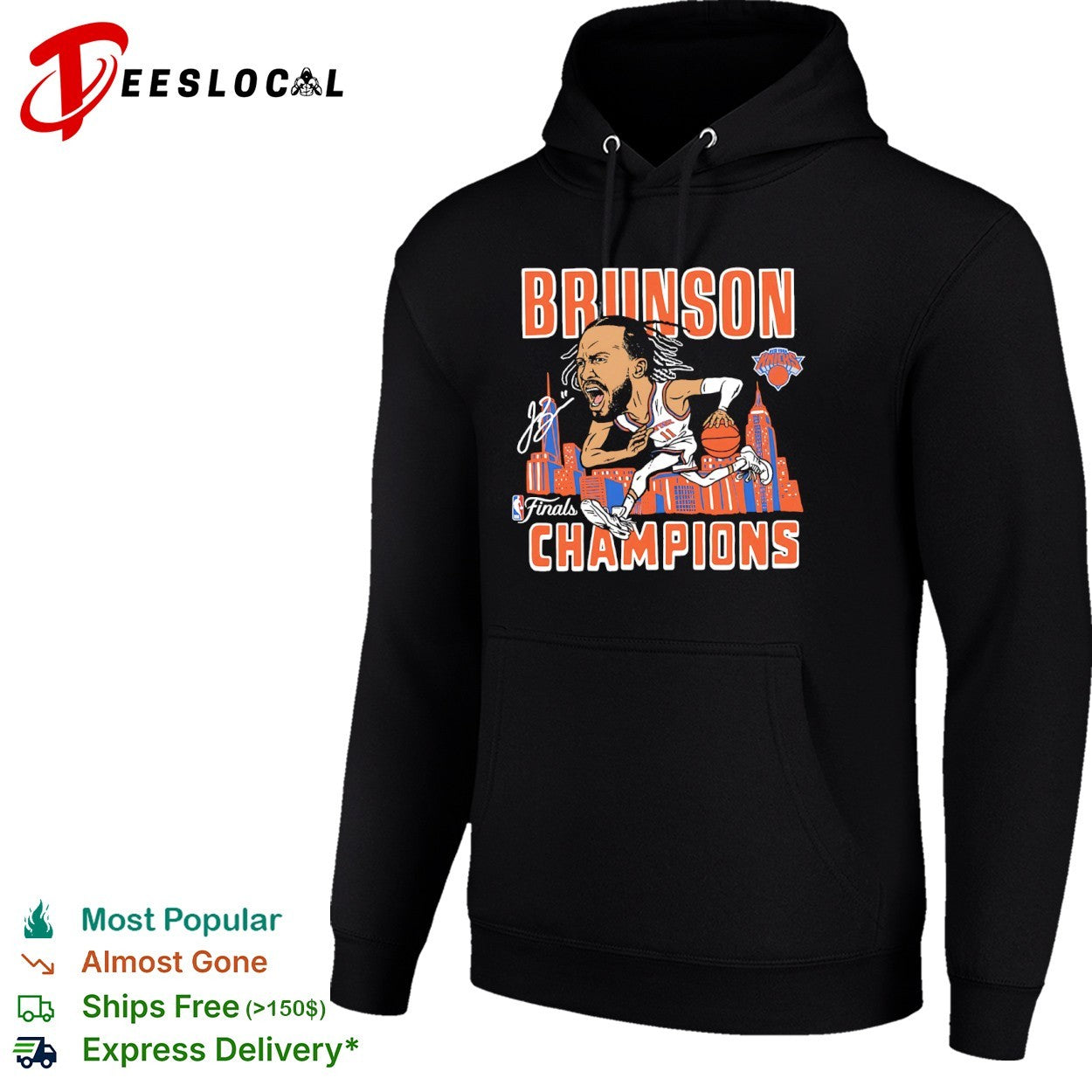 Jalen Brunson New York Knicks Finals Champions Bruinson signature shirt