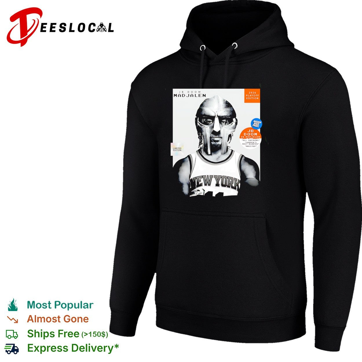 Jalen Brunson New York Knicks JB Doom Madjalen 2026 Playoff shirt