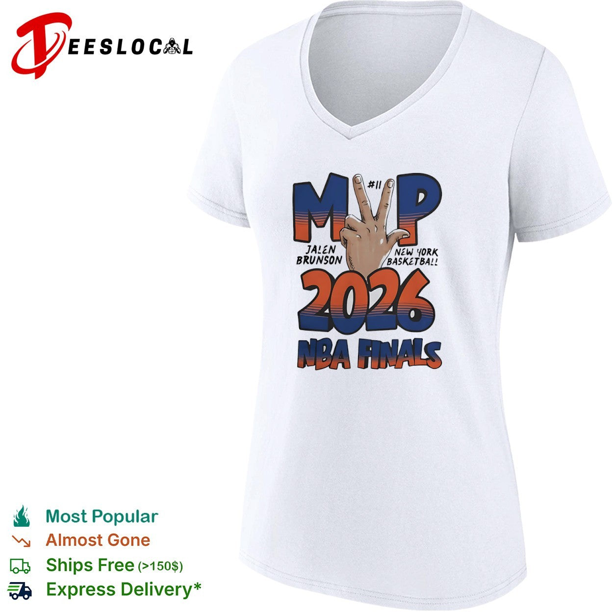 Jalen Brunson New York Knicks NBA 2026 Finals MVP shirt