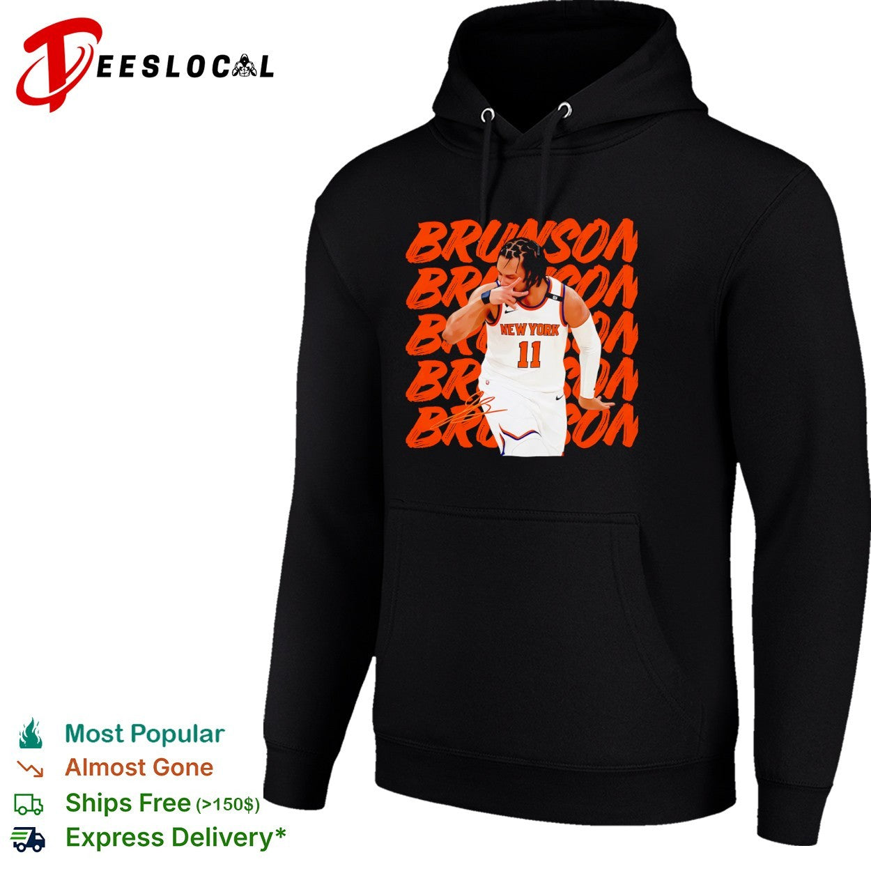 Jalen Brunson New York Knicks NBA BRUNSON signature basketball shirt