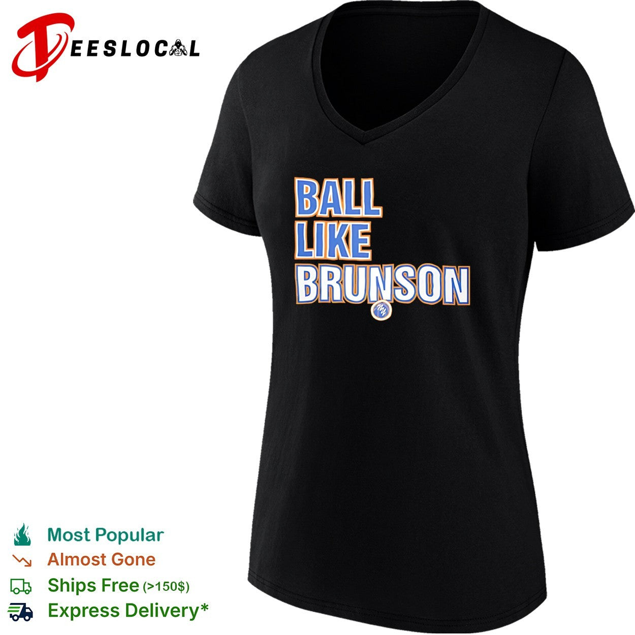 Jalen Brunson New York Knicks NBA Ball Like Brunson Basketball Player shirt