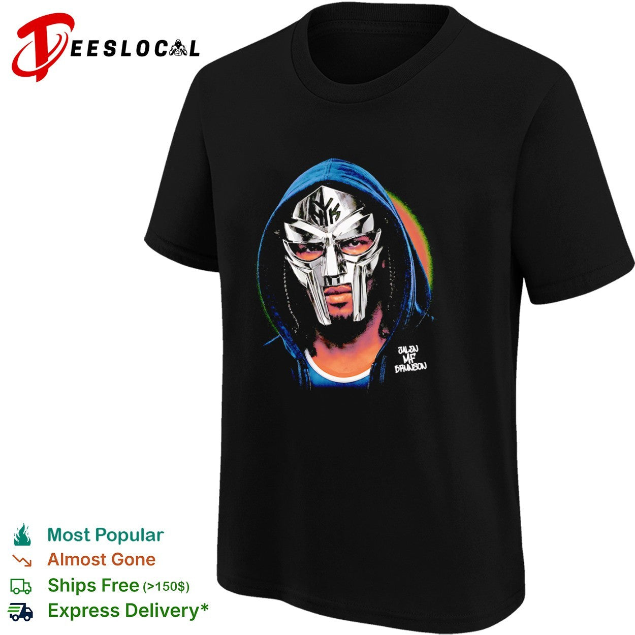 Jalen Brunson New York Knicks NBA MF Doom shirt