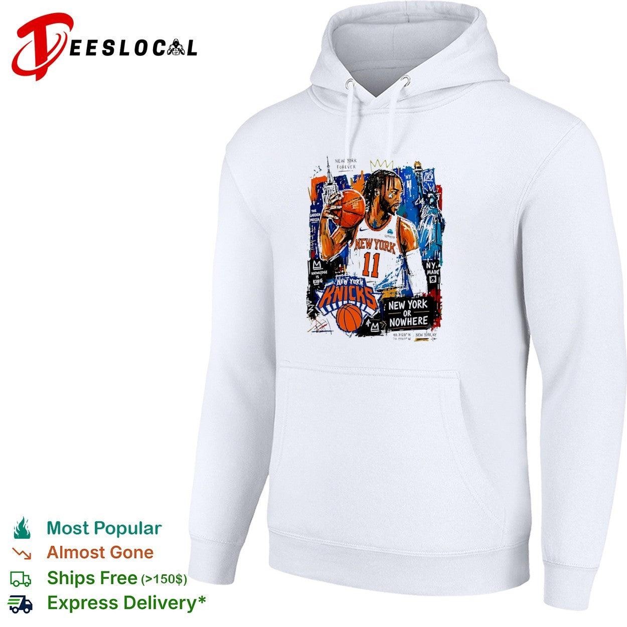 Jalen Brunson New York Knicks NBA New York Forever Garden Mecca New York or Nowhere shirt
