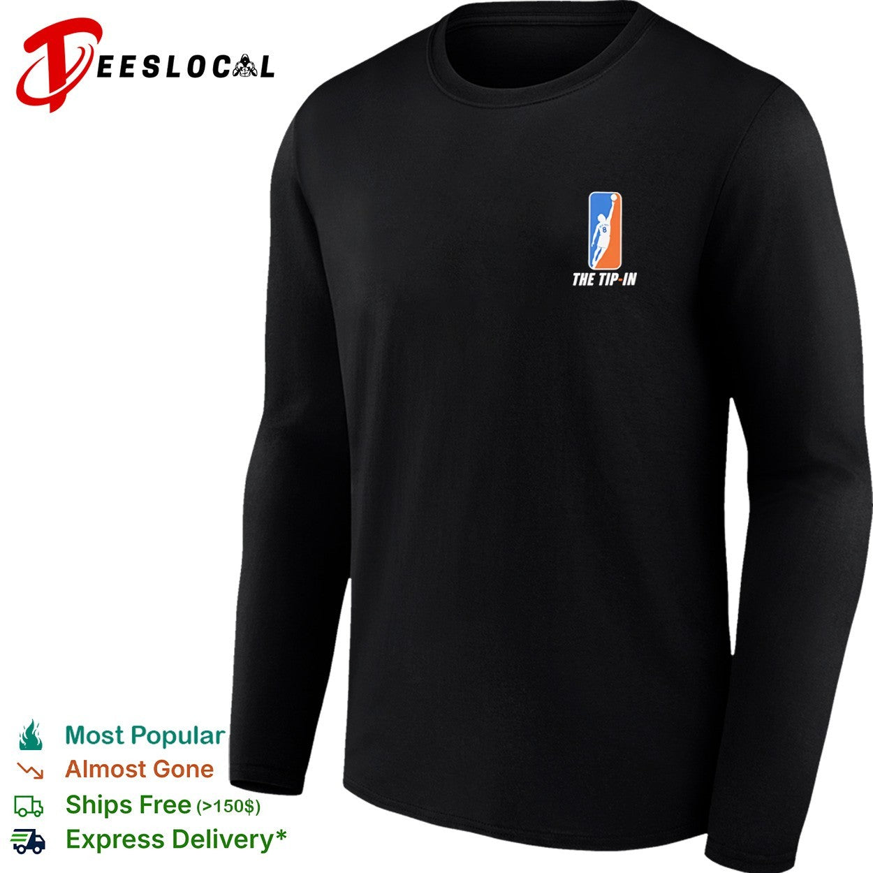 Jalen Brunson New York Knicks NBA The Tip In parody basketball league logo shirt