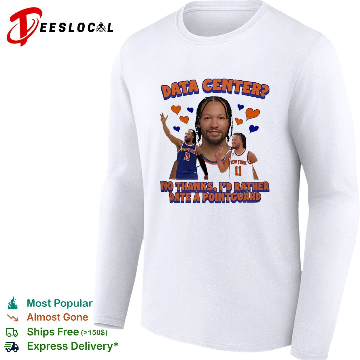 Jalen Brunson New York Knicks NBA no thanks id rather date a pointguard shirt