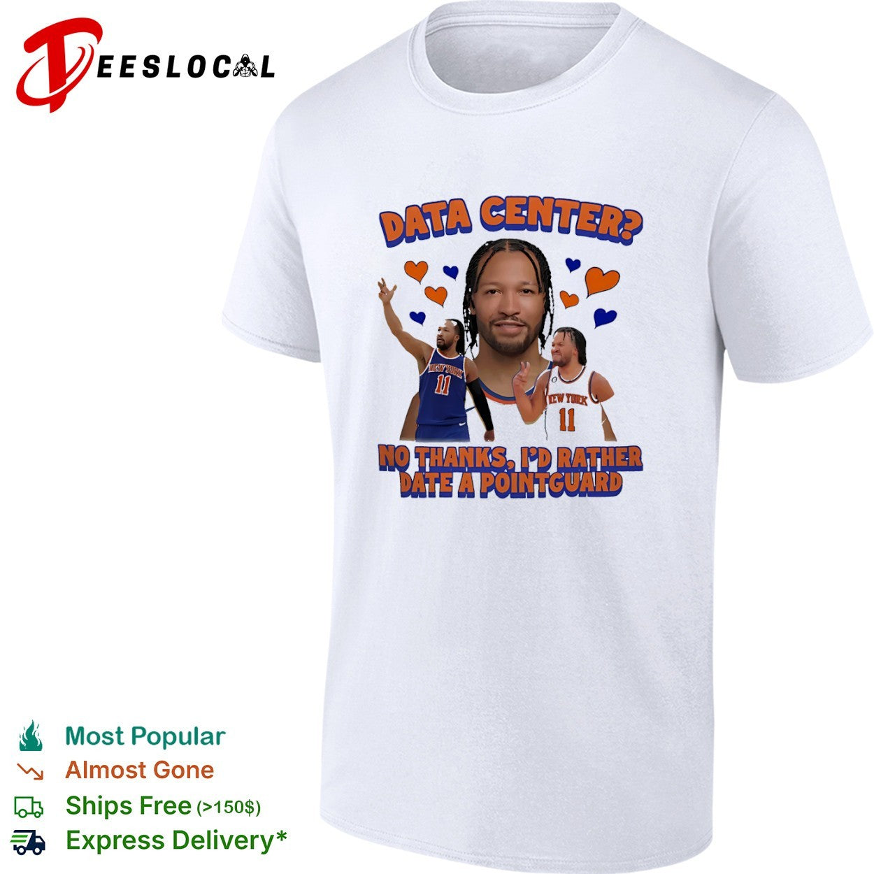 Jalen Brunson New York Knicks NBA no thanks id rather date a pointguard shirt