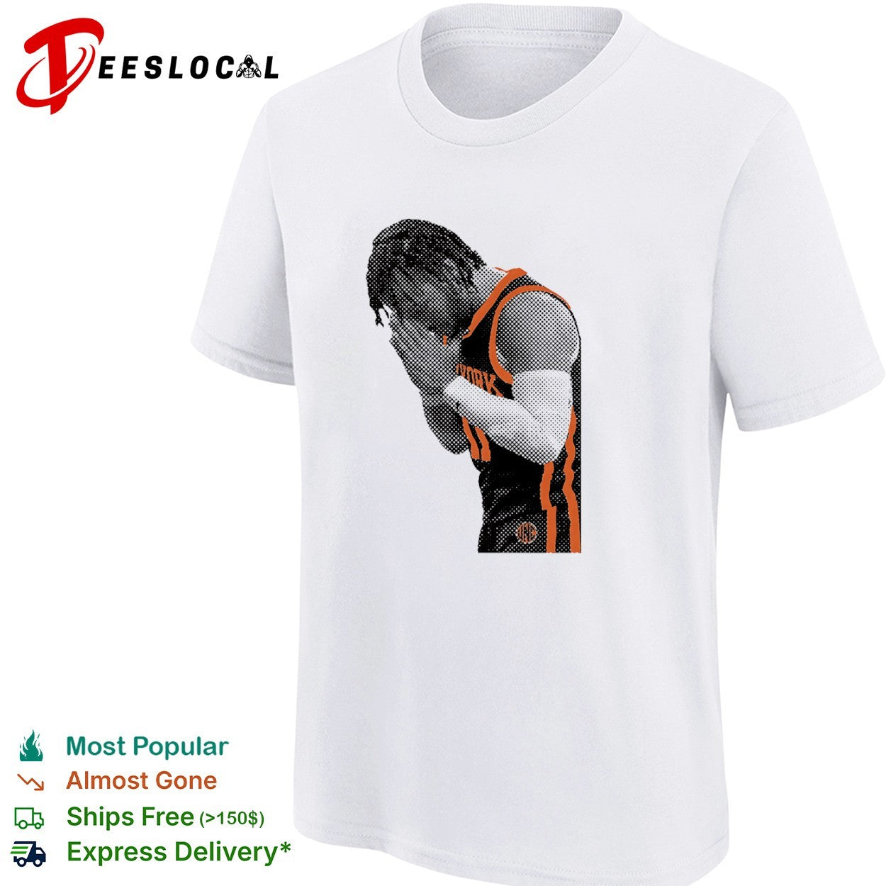 Jalen Brunson New York Knicks NBA portrait shirt