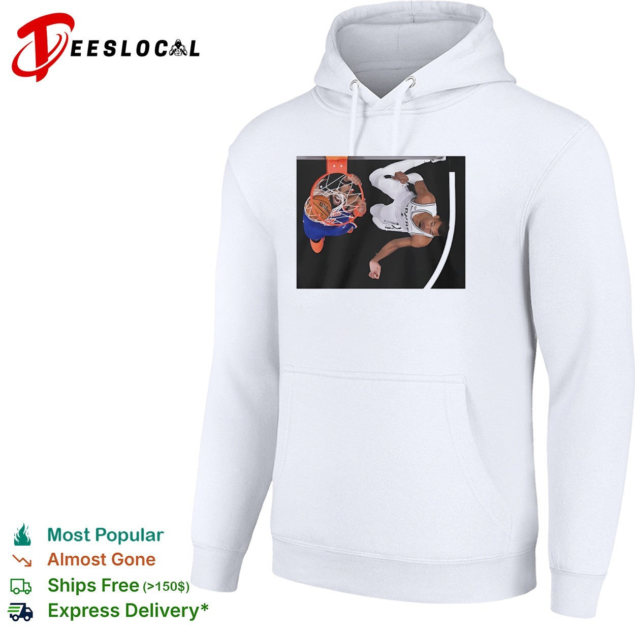 Jalen Brunson New York Knicks and Victor Wembanyama San Antonio Spurs NBA shirt