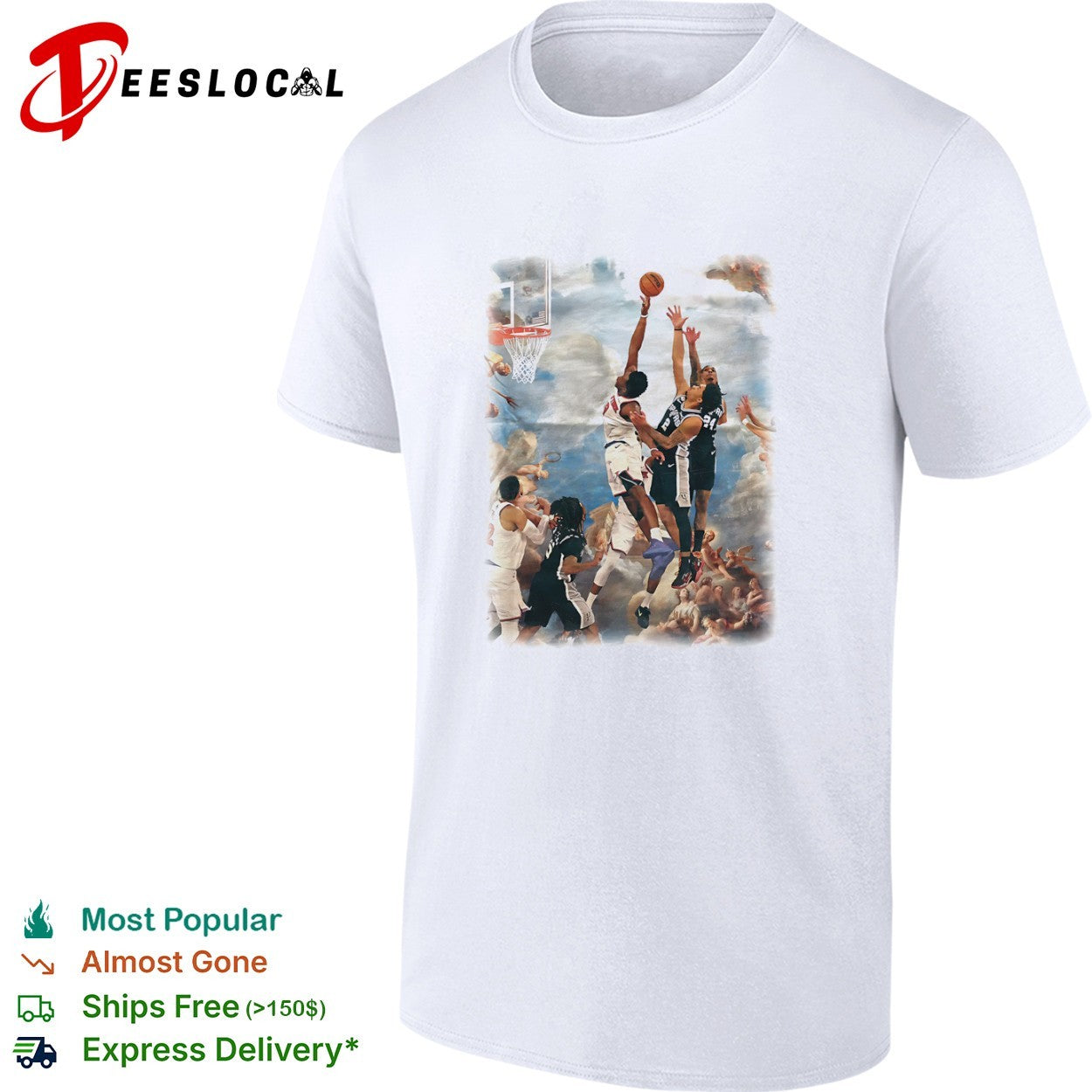 Jalen Brunson New York Knicks vs Devin Vassell Jeremy Sochan San Antonio Spurs vintage shirt