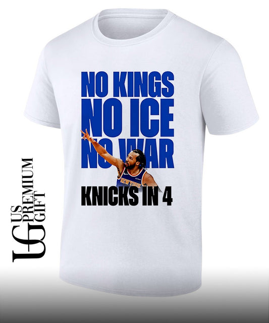 Jalen Brunson No Kings No Ice No War Knicks In 4 Finals 2026 shirt