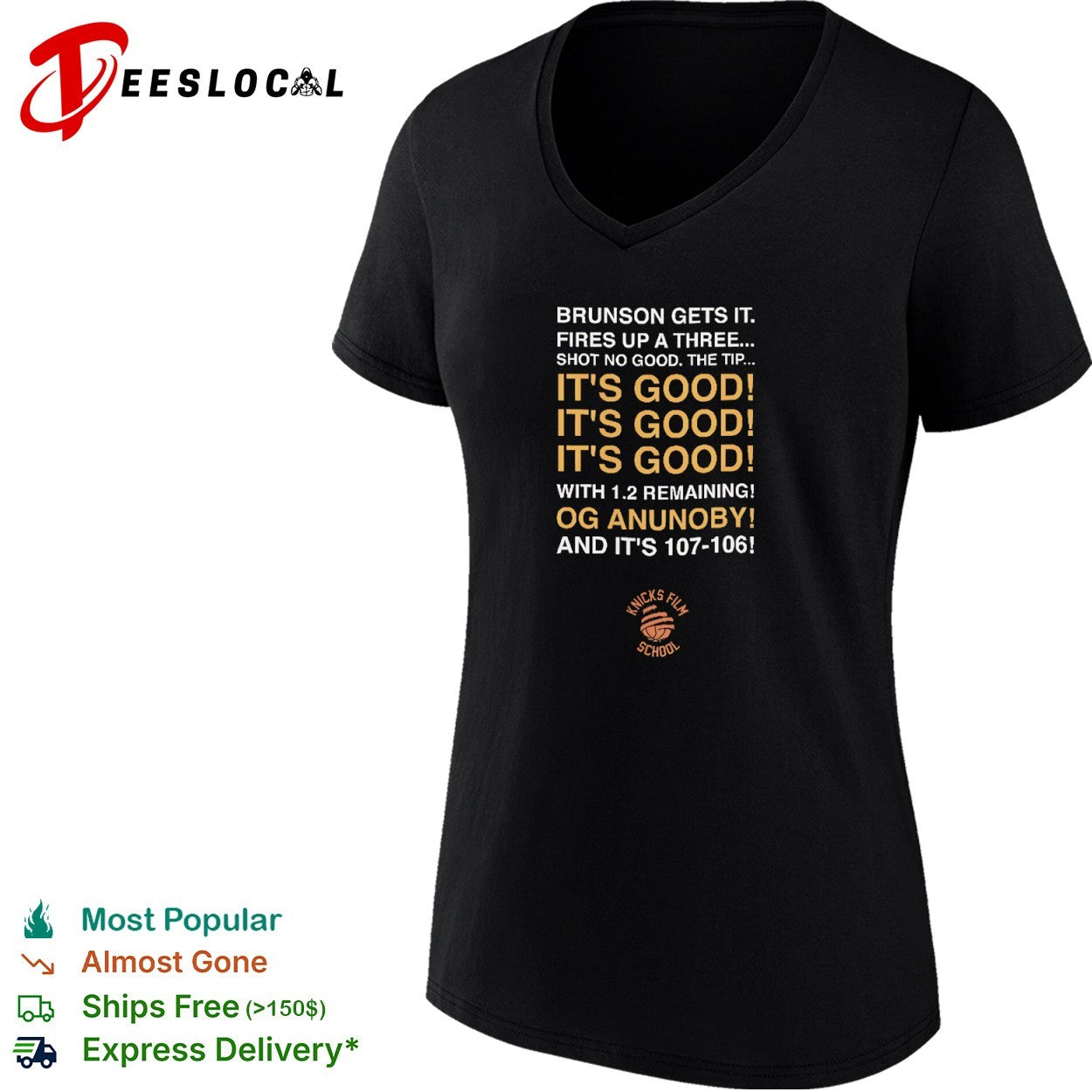 Jalen Brunson OG Anunoby New York Knicks NBA It Is Good With 1 2 Remaining shirt
