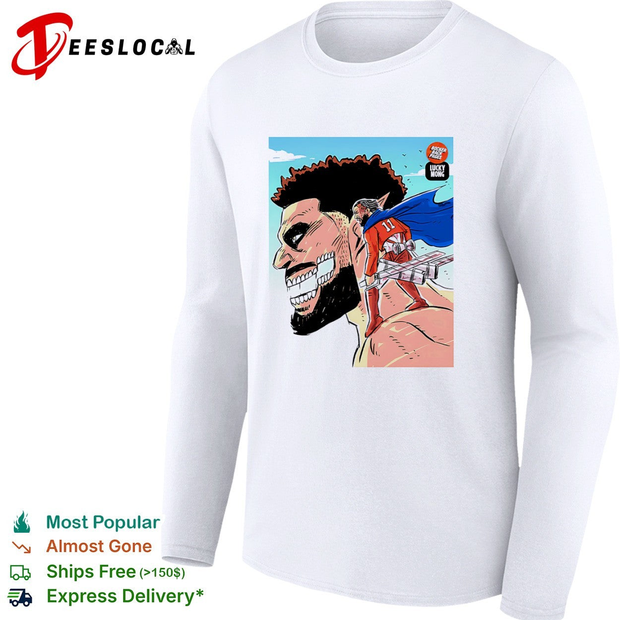 Jalen Brunson and Karl Anthony Towns New York Knicks Attack on Titan shirt