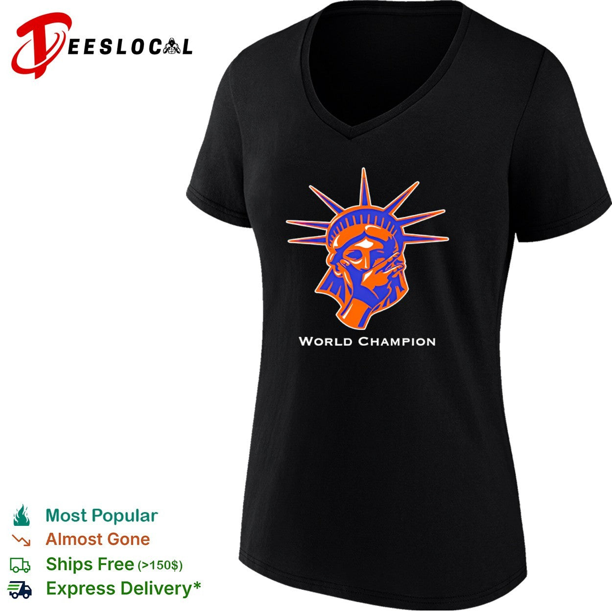Jalen Brunson x Statue of Liberty New York Knicks World Champion shirt
