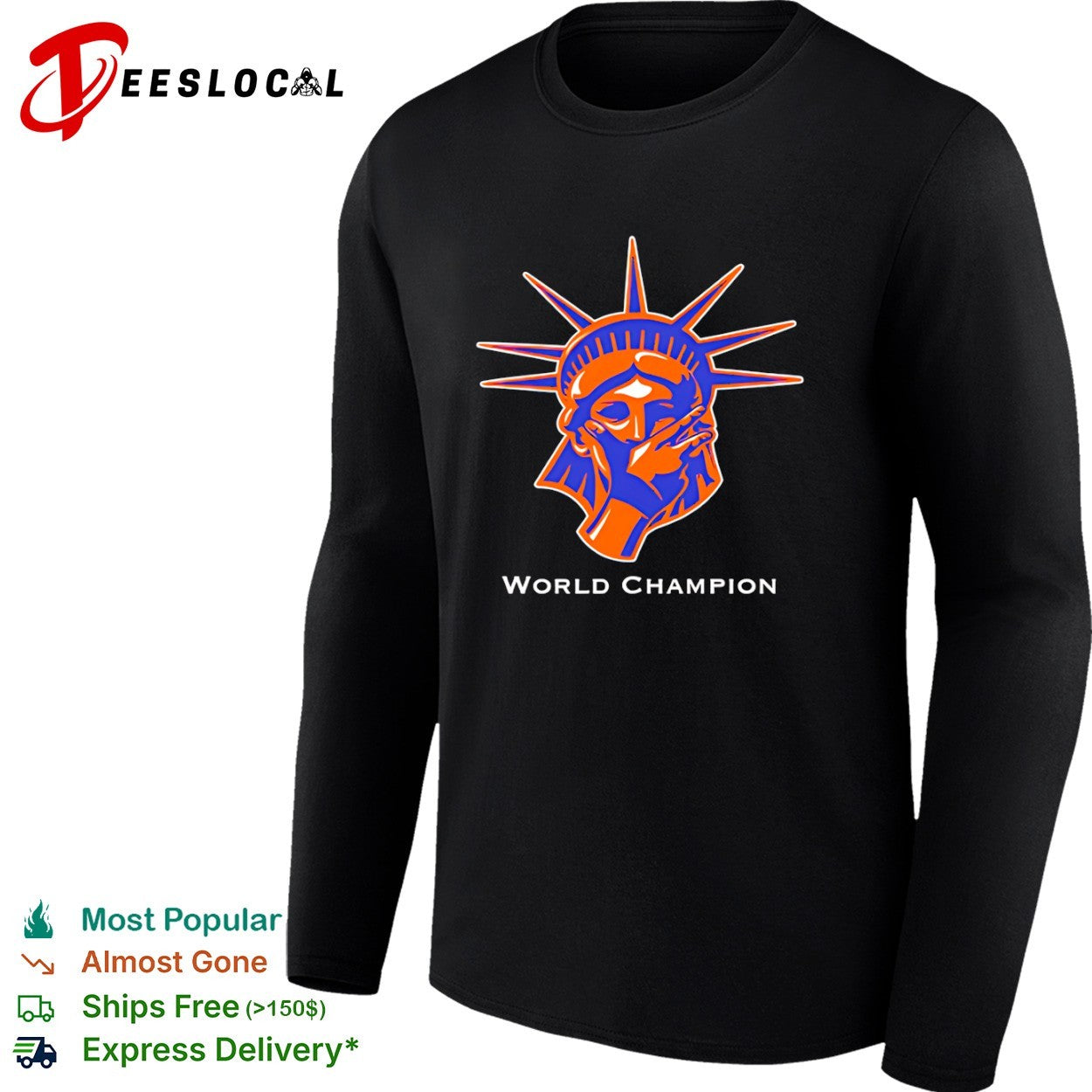 Jalen Brunson x Statue of Liberty New York Knicks World Champion shirt