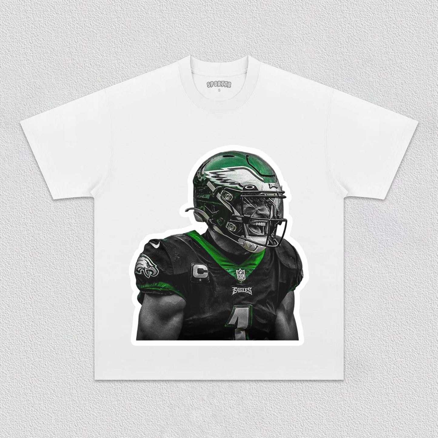 JALEN HURTS 4 TEE - clothing by TeeHivey.com (Image 1)