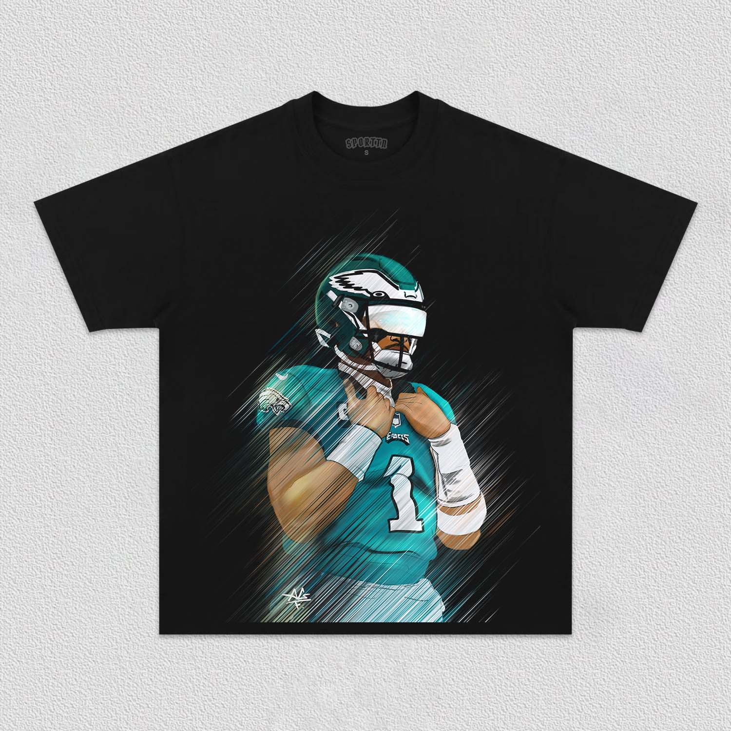 JALEN HURTS 5 TEE - clothing by TeeHivey.com (Image 2)