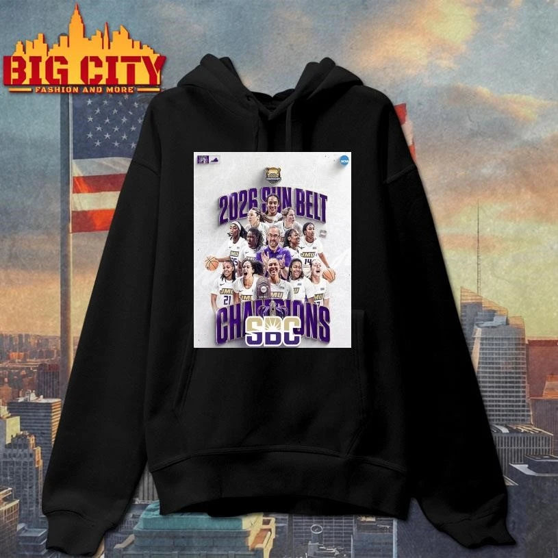 James Madison Dukes Women’s Basketball Are The 2026 Sun Belt Champions Home Decor Poster Shirt