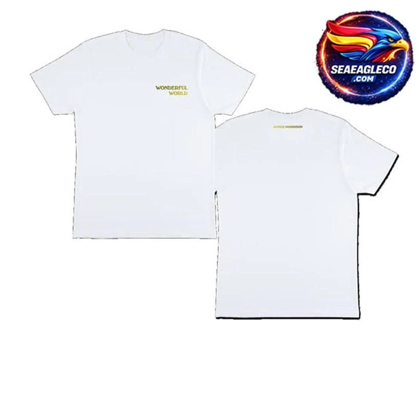 James Morrison Wonderful World Two Sided Shirt