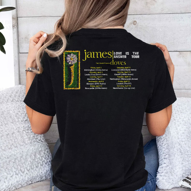 James The Band Love Is The Answer Tour Shirt