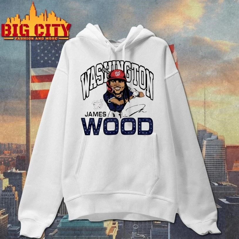 James Wood Washington Nationals James Wood Signature Caricature Funny Art Shirt