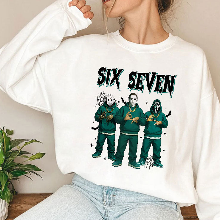 Jason Voorhees Michael Myers Ghostface Six Seven Meme Shirt