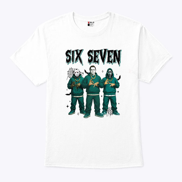 Jason Voorhees Michael Myers Ghostface Six Seven Meme Shirt