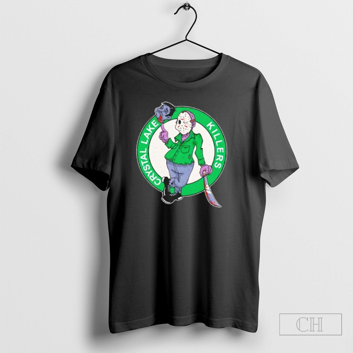 Jason Voorhees X Boston Celtics Crystal Lake Killers Logo Shirt