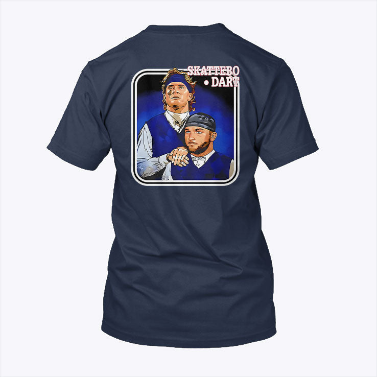 Jaxson Dart & Cam Skattebo New York G Step Brothers T Shirt